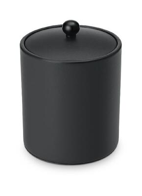 Cubitera Piel Sintética Negra 1L